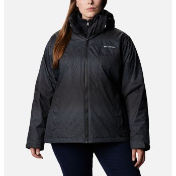 Columbia Ženske Jakne - Ruby River Interchange Plus Size Crne | KECF-15793